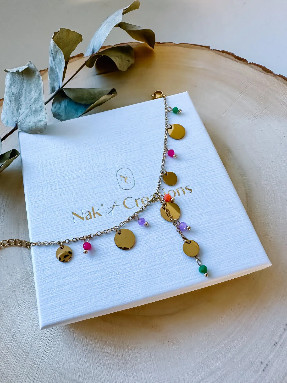 Armbandjes - colourful drop