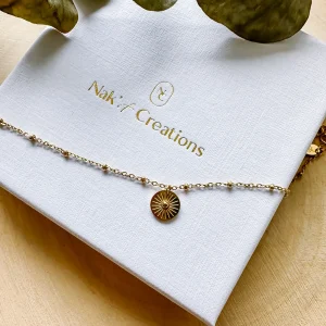 Armband Bracel'its - Golden coin rvs